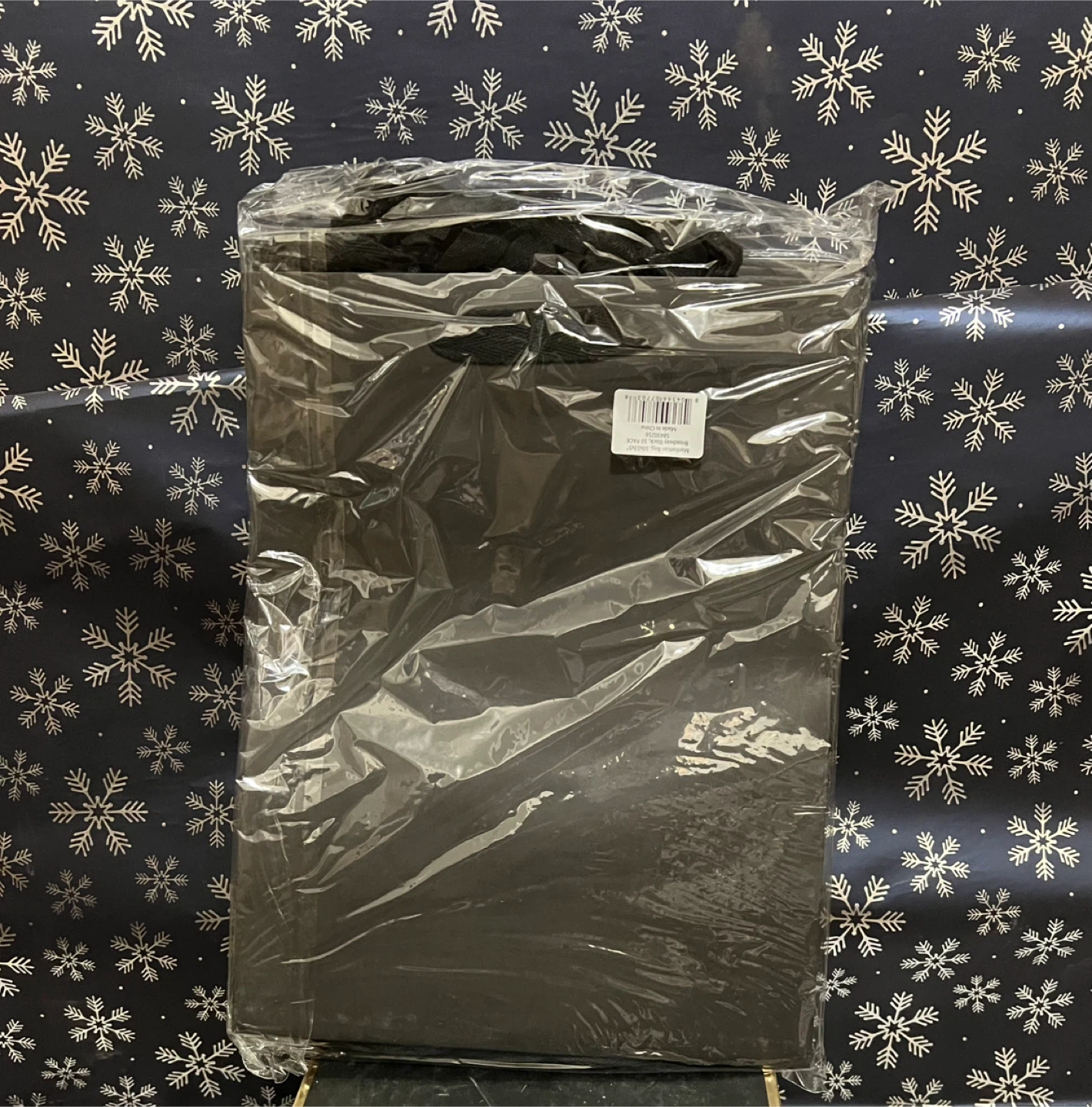 Set of 100 Black gift bags