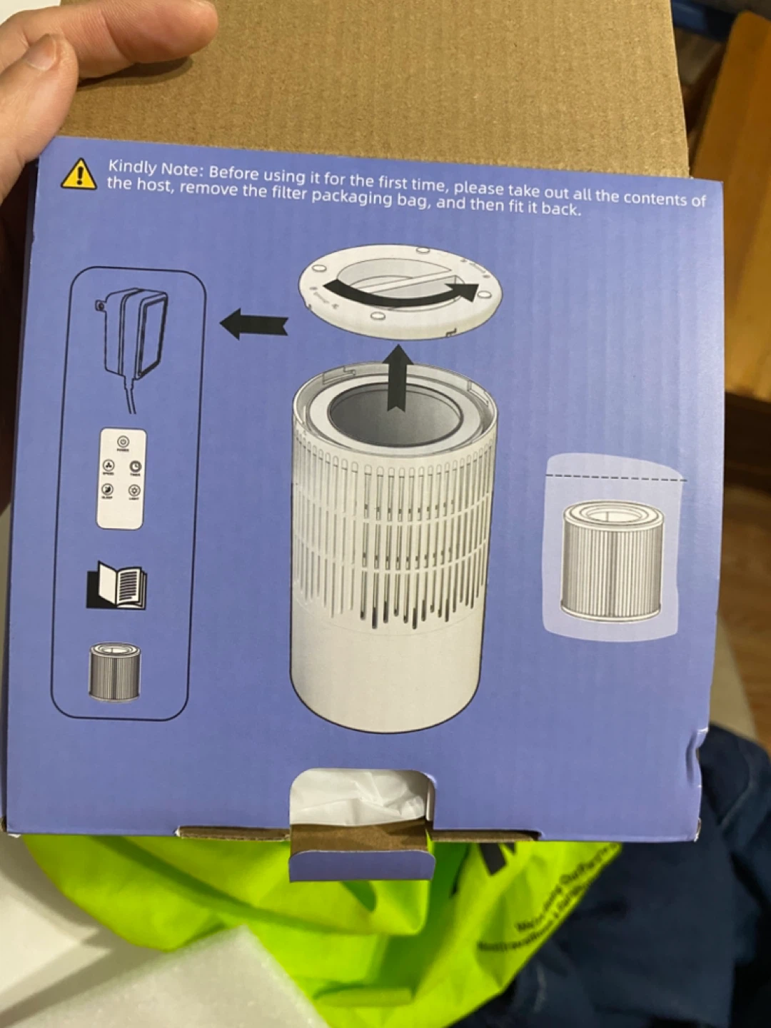 New Air Purifier ZXA101 - New in Box - photo 4