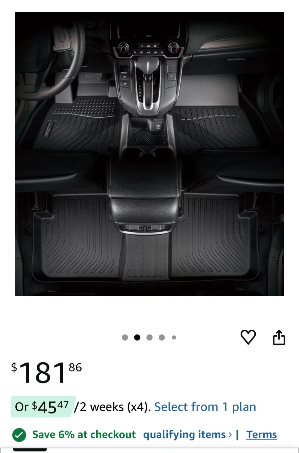 Binmotor Black Car Floor Mats - photo 3