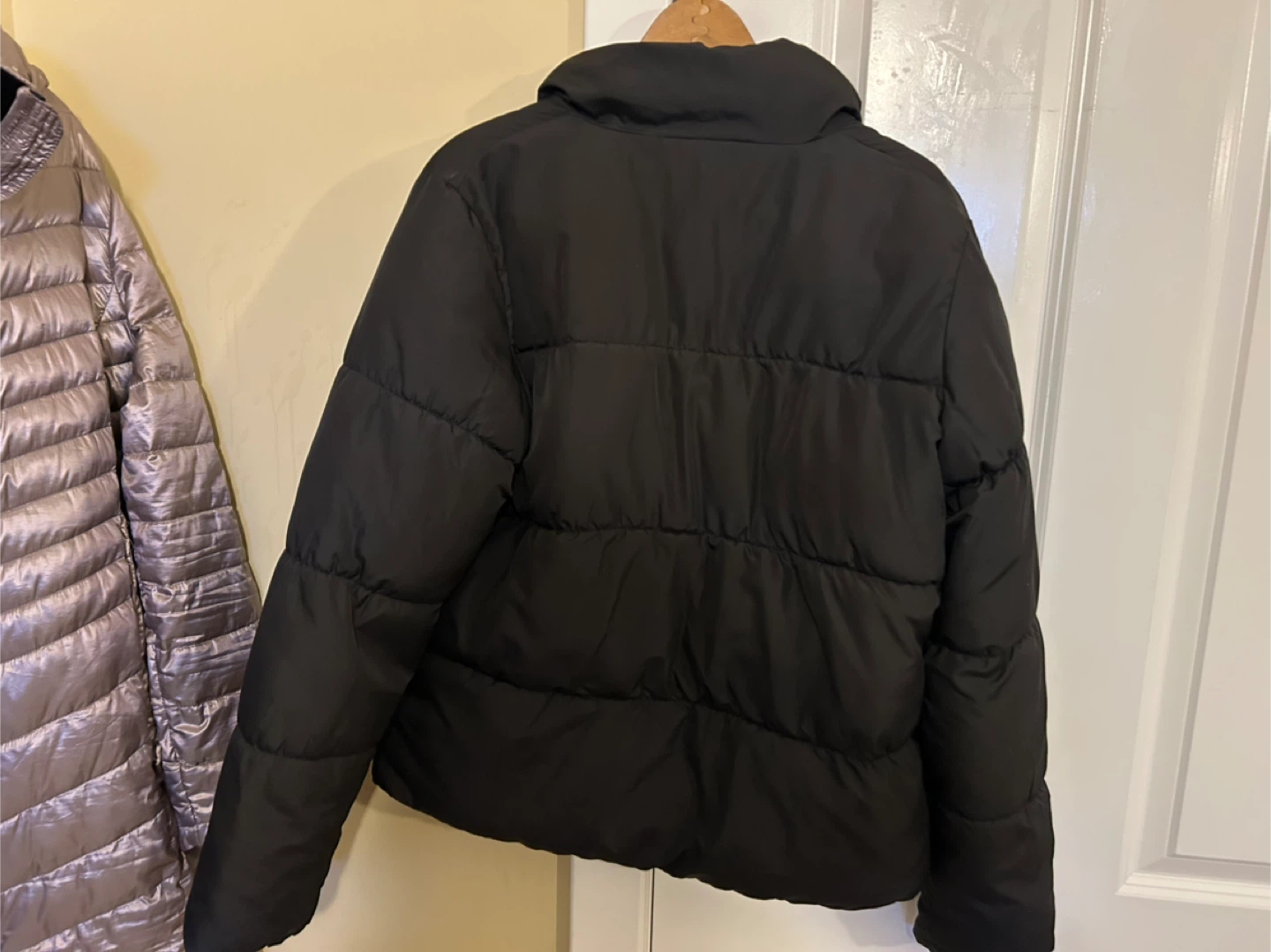 Joe Fresh Black Puffer Jacket - Large - photo 2