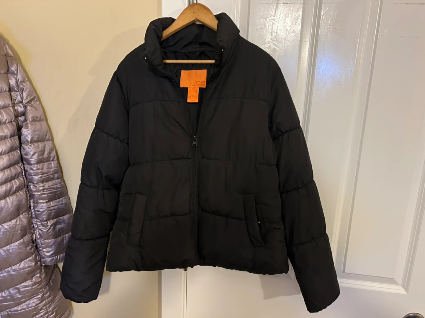 Joe Fresh Black Puffer Jacket - Large