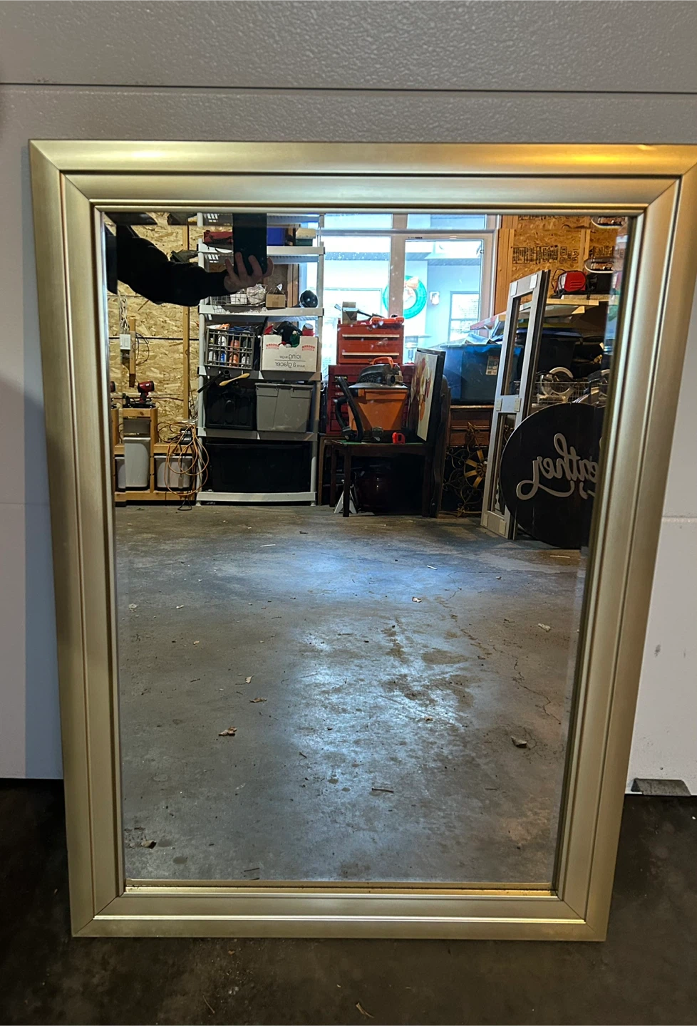Gold Framed Mirror