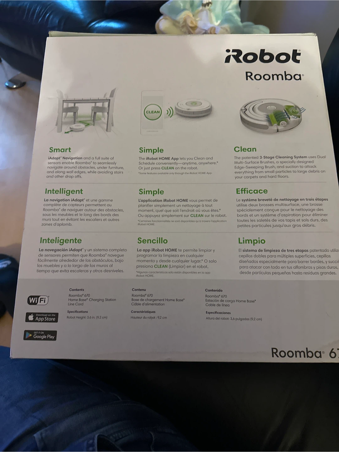 iRobot Roomba 670 Vacuum - Like New!