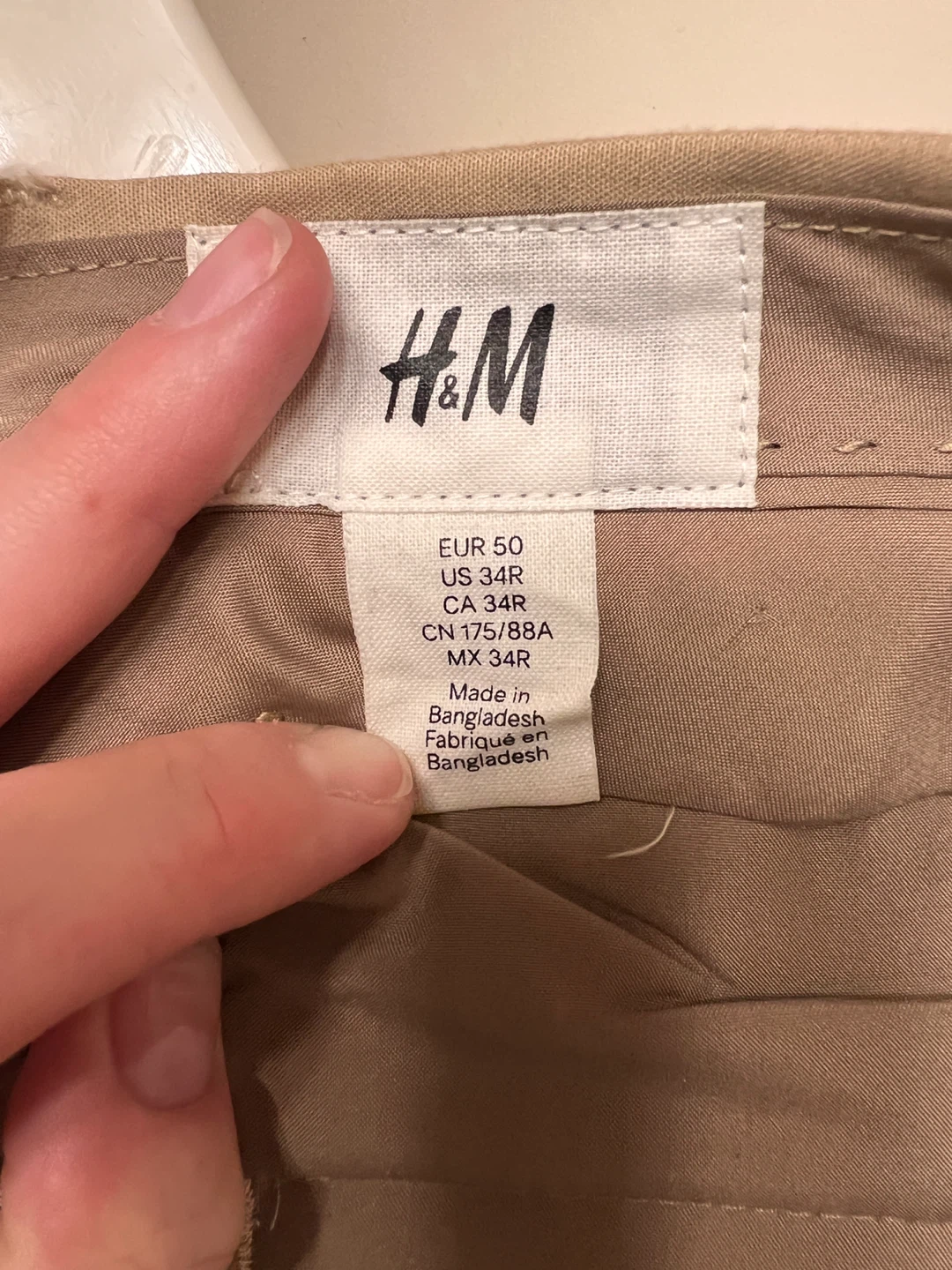 H&M Khaki Dress Pants Size 34R - photo 4