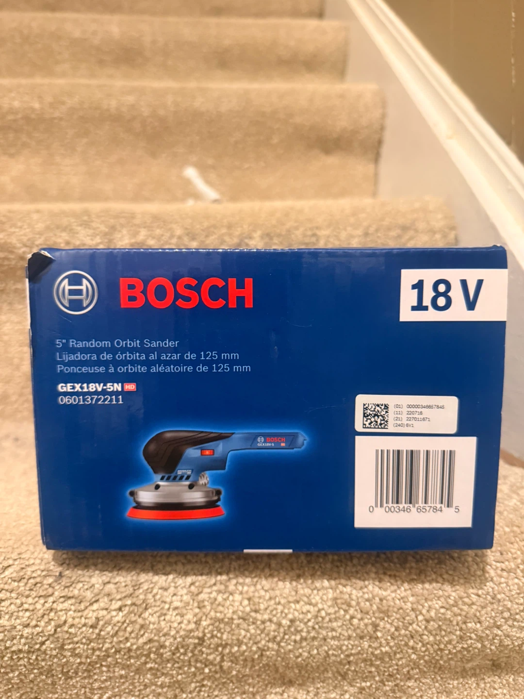 Brand new Bosch 18v brushless 5 inch orbit sander - photo 2