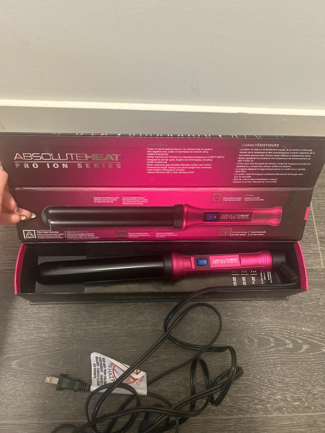 Absolute Heat Pro Ion Series Curling Iron