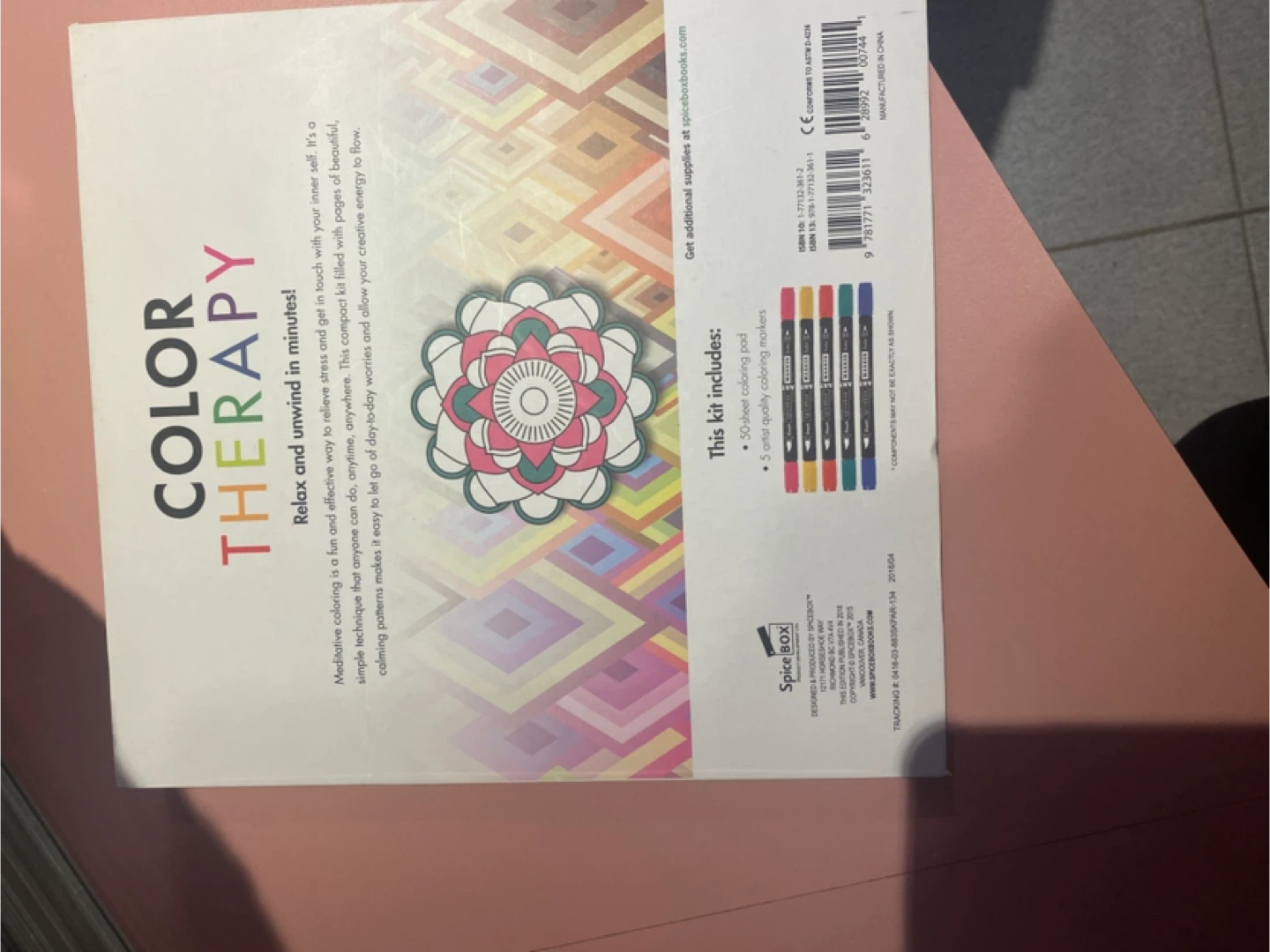 Color Therapy Mandala Coloring Kit - Spice Box - photo 2