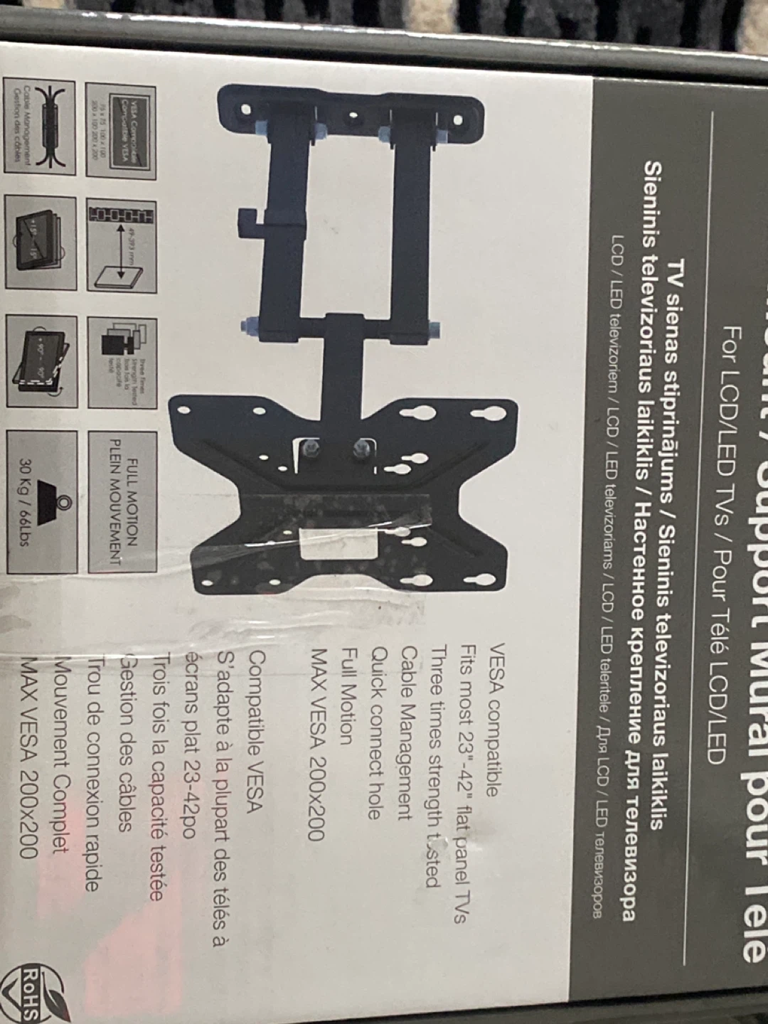 TV Wall Mount for 23"-42" LCD/LED TVs
