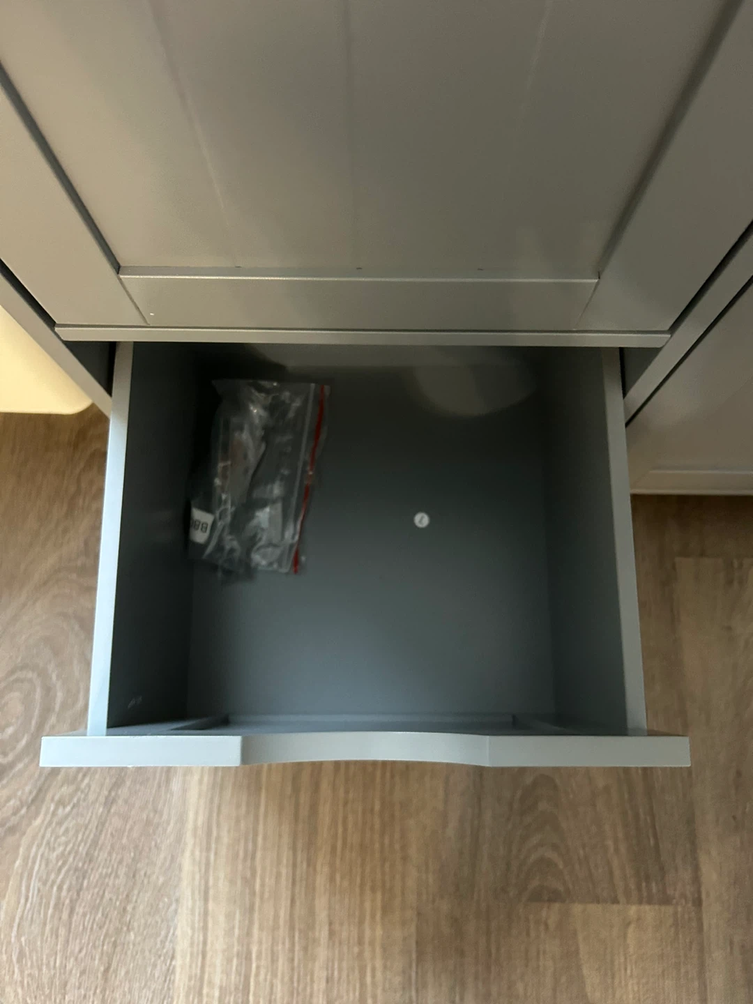 Grey Storage Cabinet with Drawers - photo 4