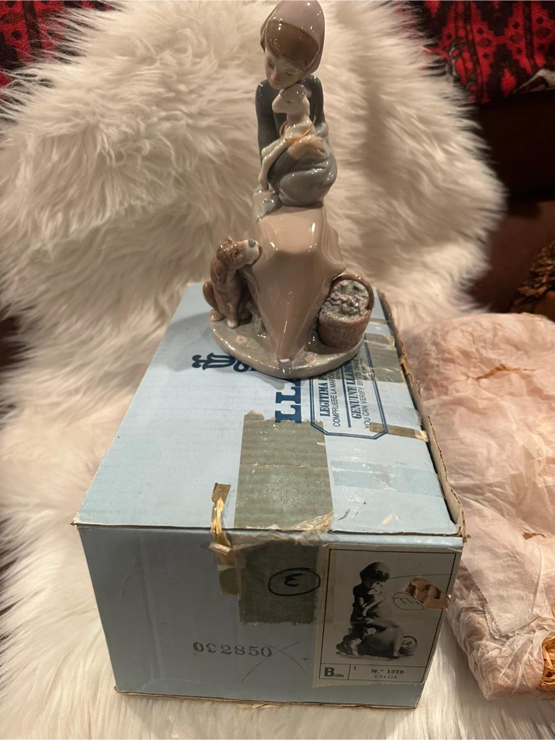 Lladro Figurine #1278 "Celos" with Box - photo 3