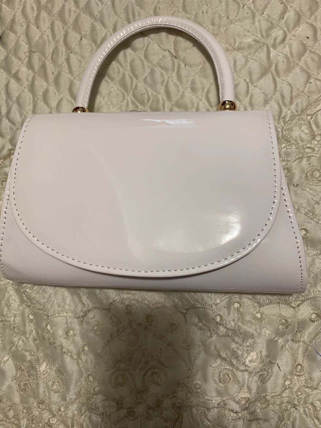 White Handbag