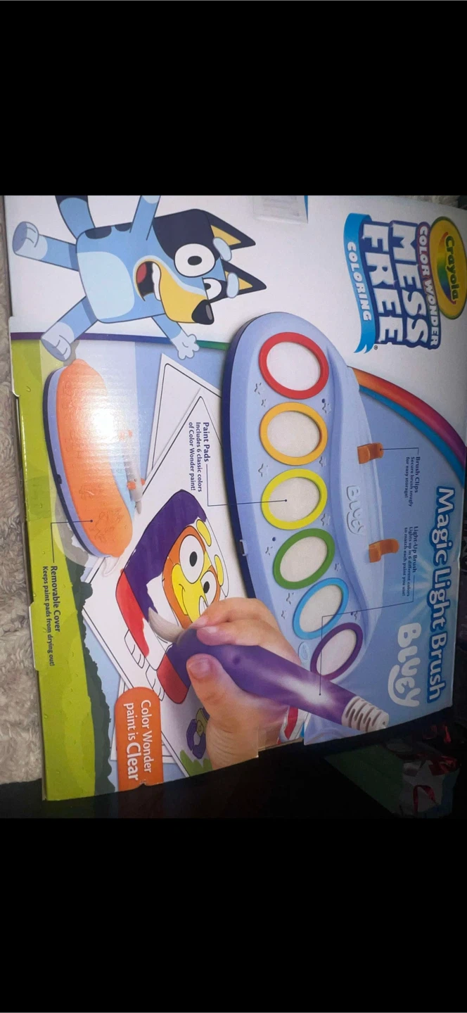 Crayola Color Wonder Magic Light Brush Bluey - photo 2