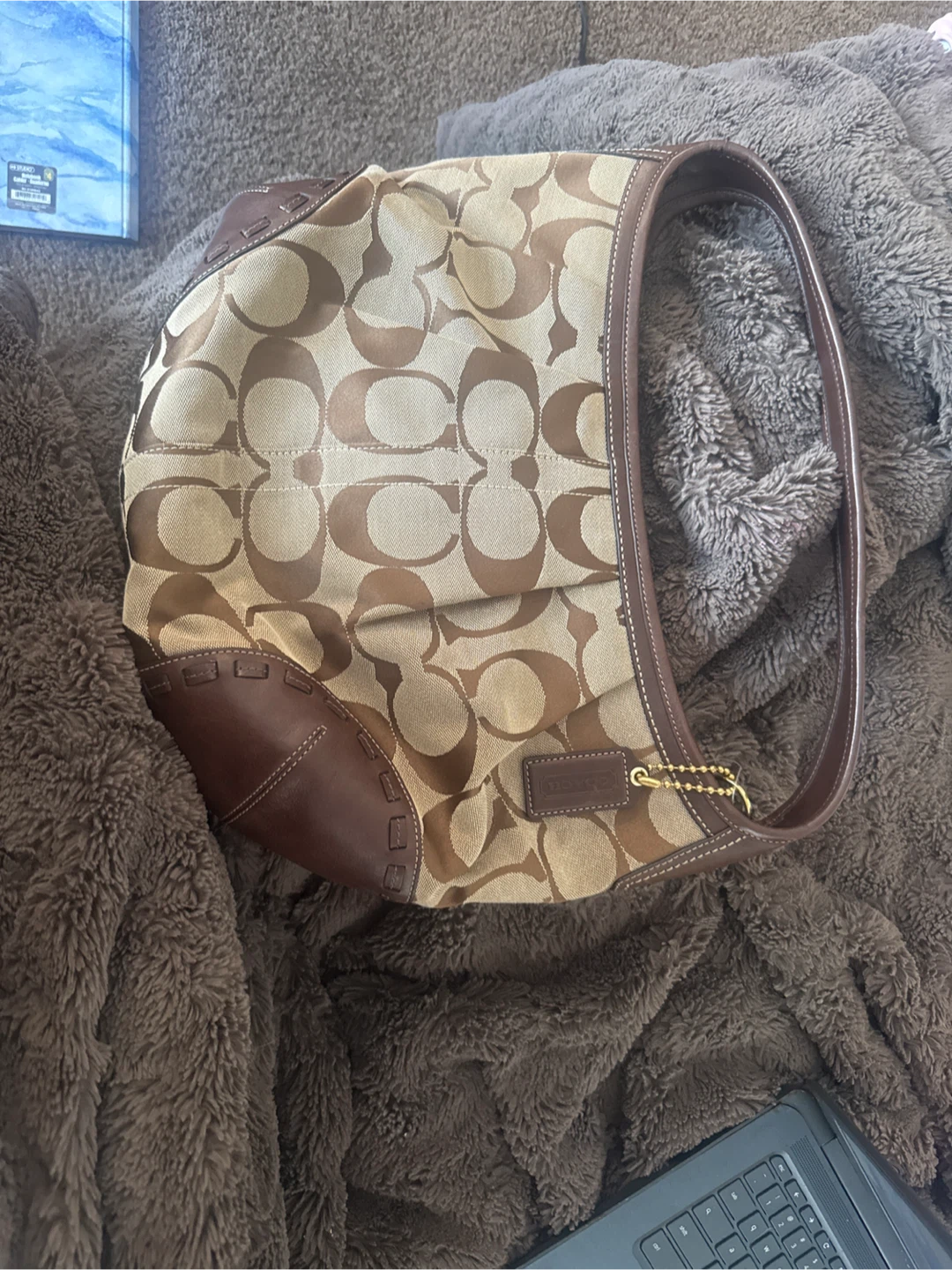 Coach Hobo Bag - Brown/Beige - photo 2
