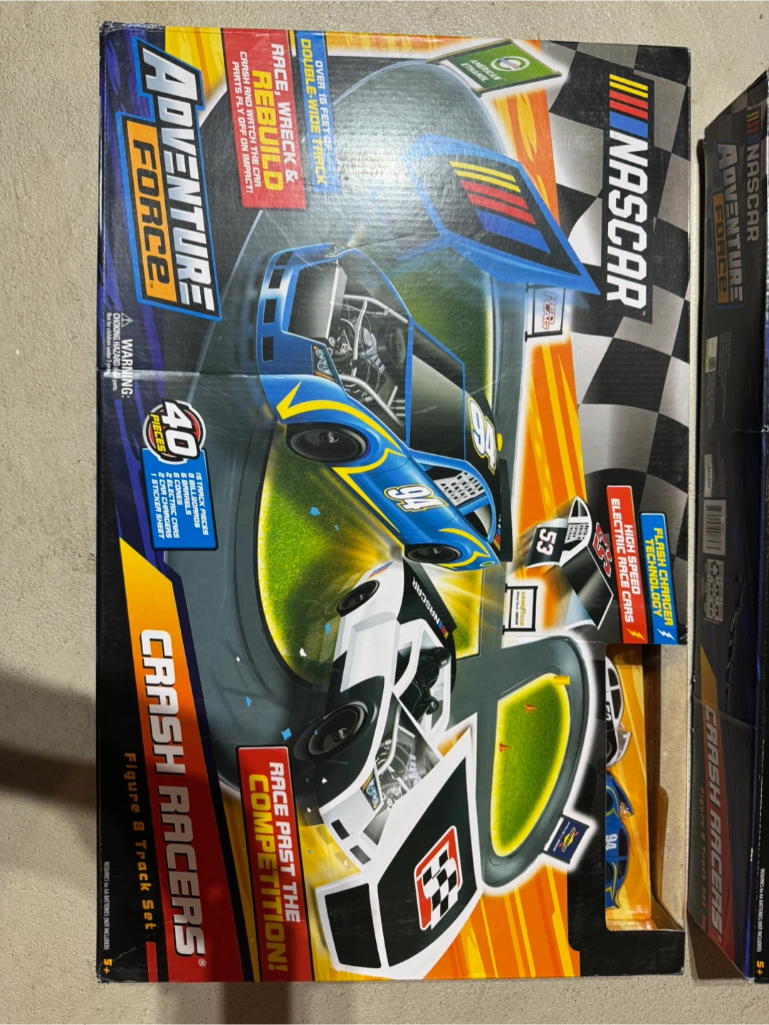 Adventure Force NASCAR Crash Racers Figure 8 Track Set - photo 2
