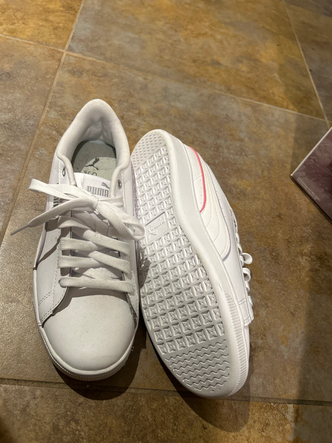 Puma Smash Platform White Sneakers - photo 3