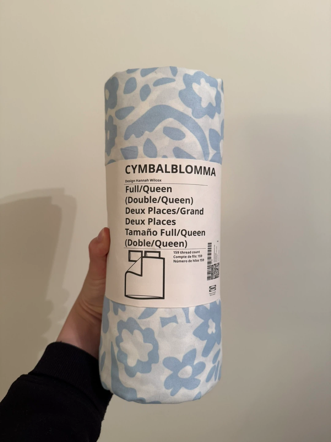 (New) IKEA Cymbalblomma Full/Queen Duvet Cover Set
