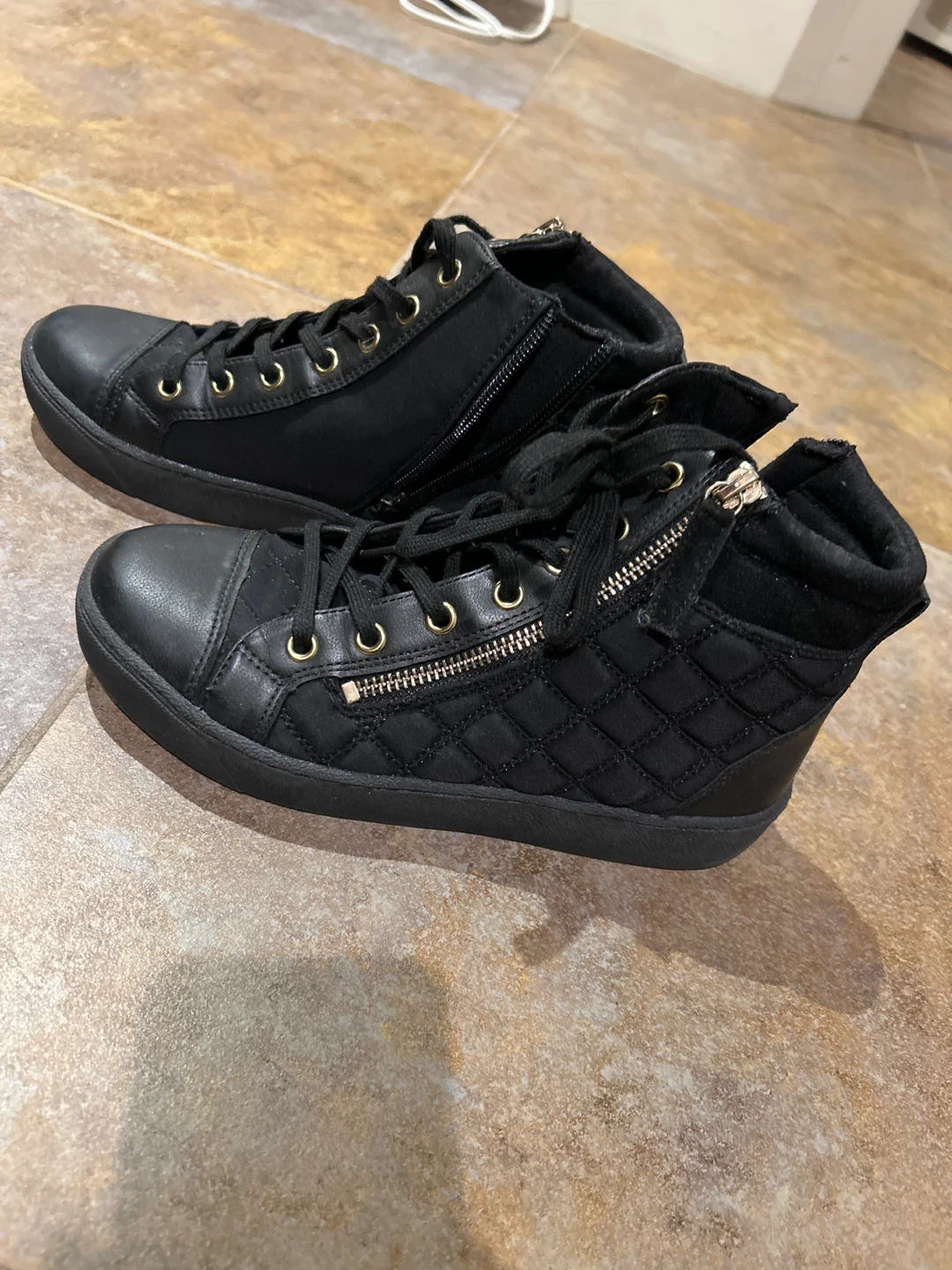 Aldo Black High Top Sneakers - photo 3