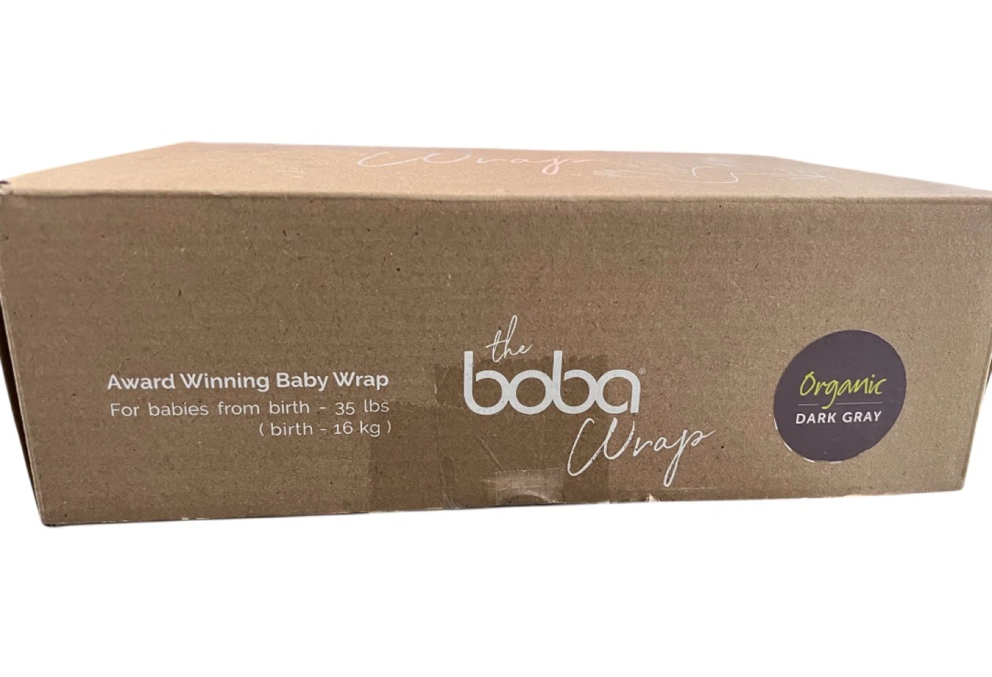 Boba Wrap Organic Baby Carrier – Dark Gray | New in Box - photo 3