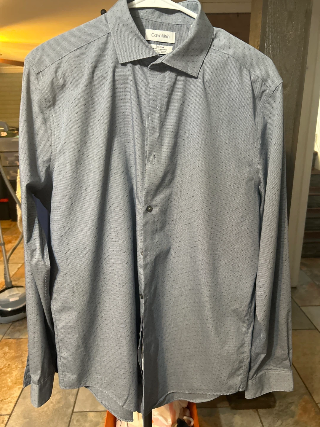 Calvin Klein Steel+ Slim Fit Dress Shirt - L/G - photo 2