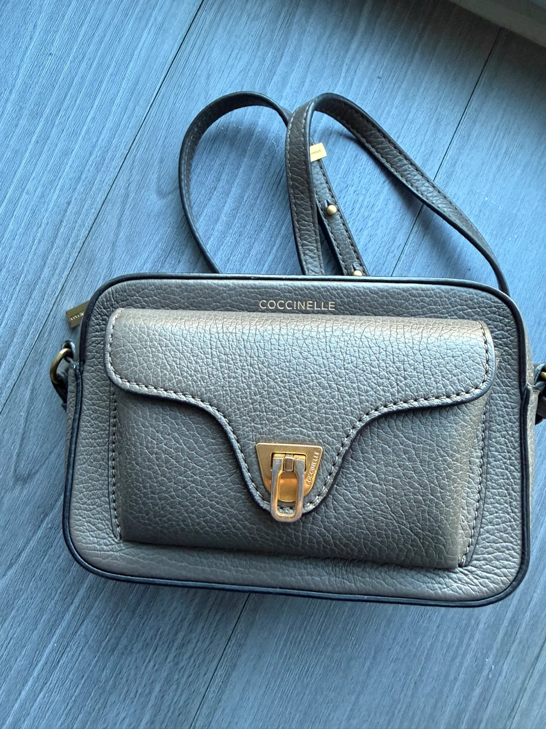 Coccinelle Beat Small Leather Crossbody Bag