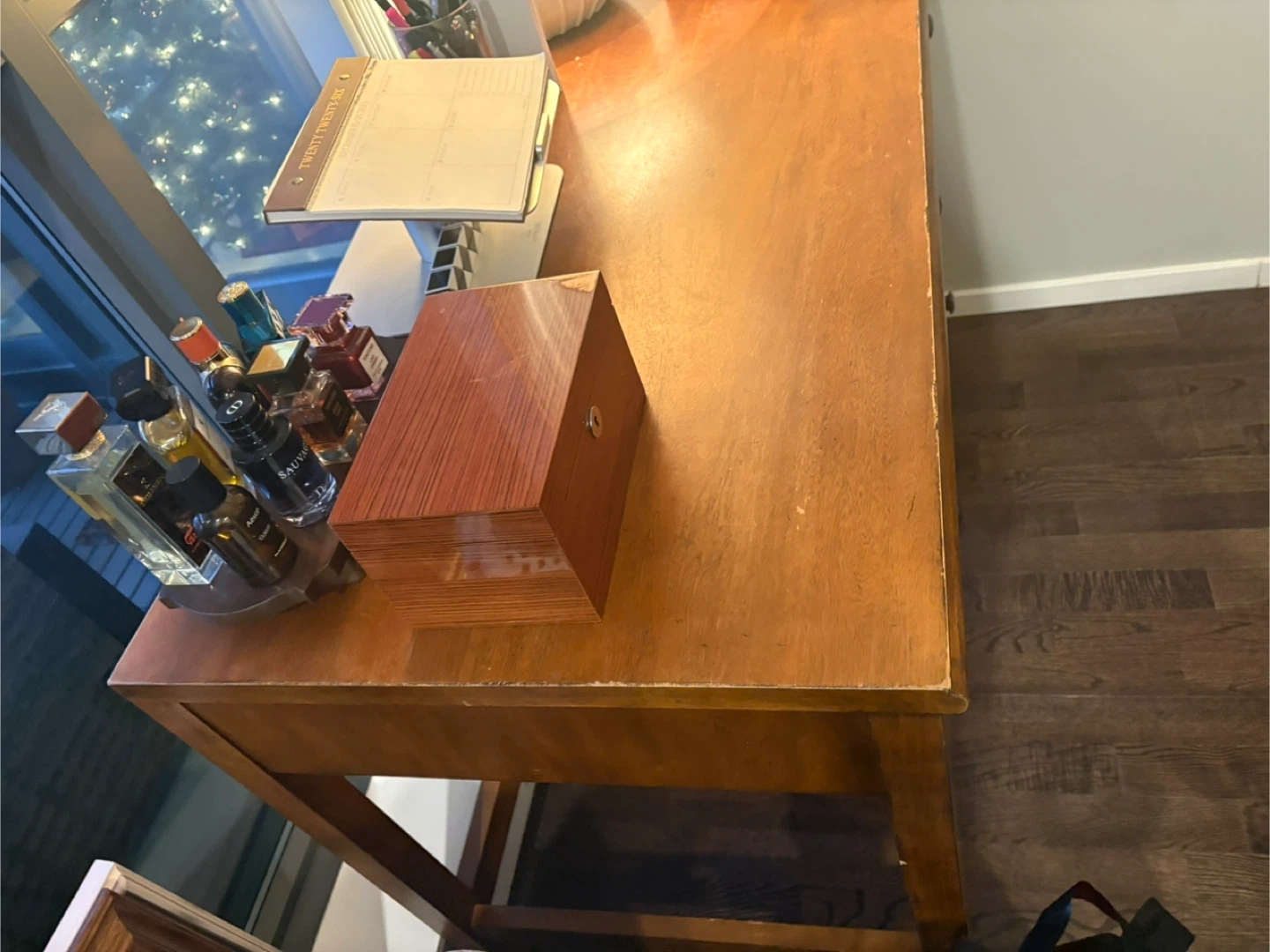 Wooden Desk with Storage - photo 3