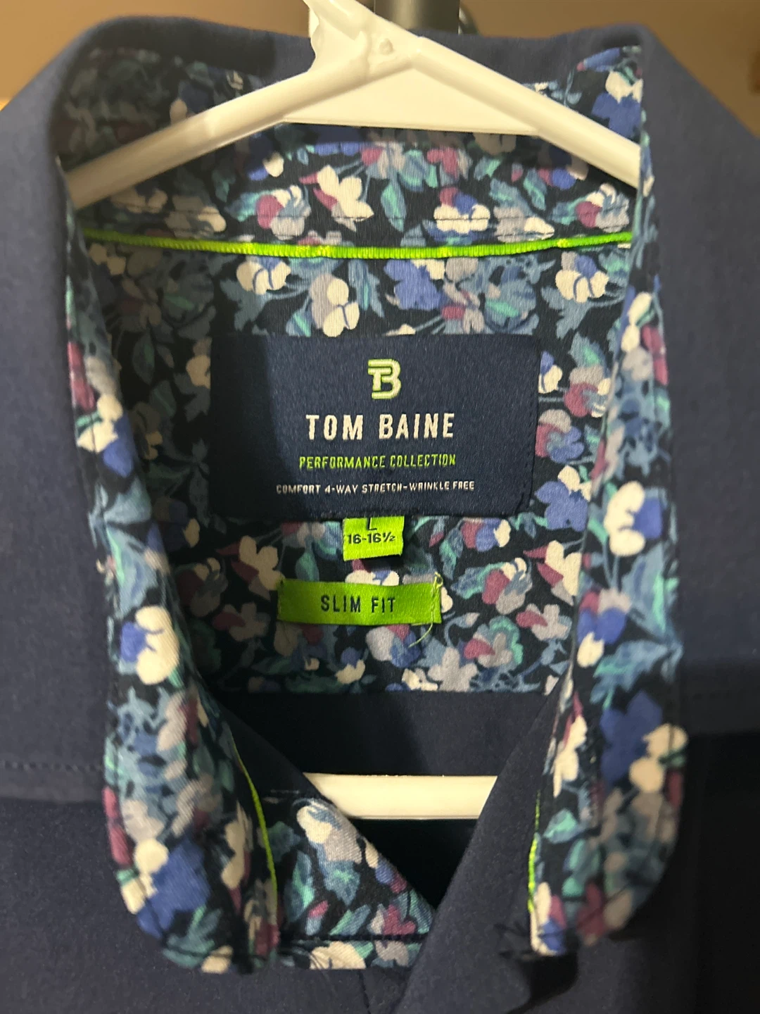 Tom Baine Slim Fit Shirt - Size 16-16½ - photo 2