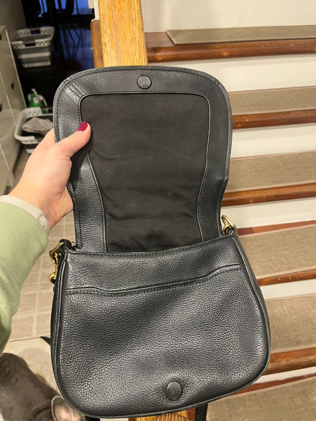 Marc Jacobs Black Leather Crossbody Bag - photo 5
