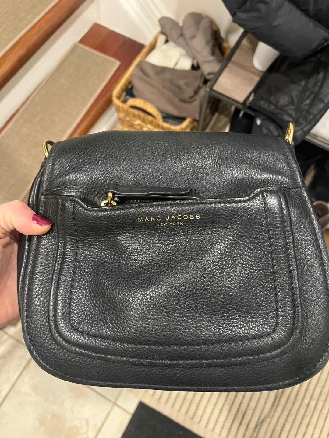 Marc Jacobs Black Leather Crossbody Bag - photo 2