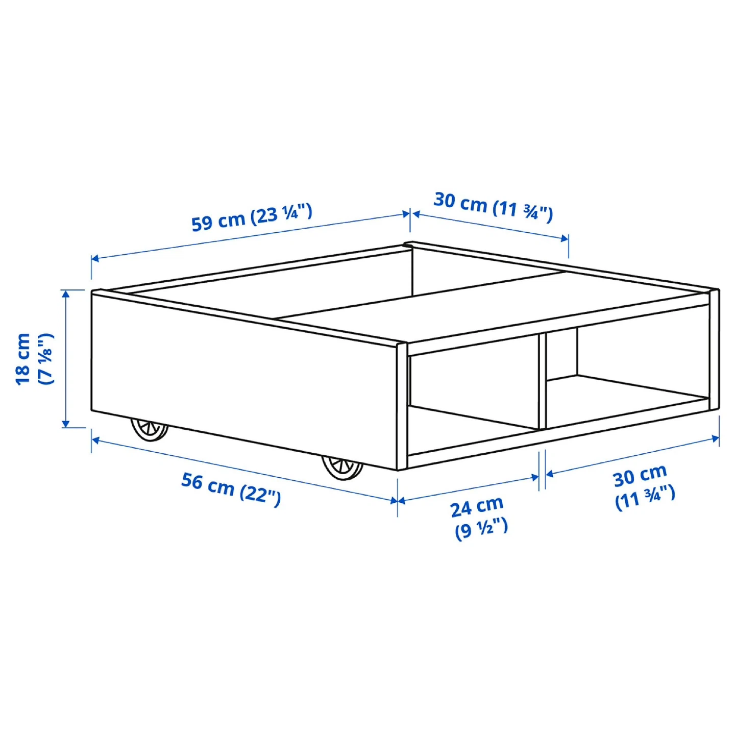IKEA Fredvang Underbed Storage - photo 5