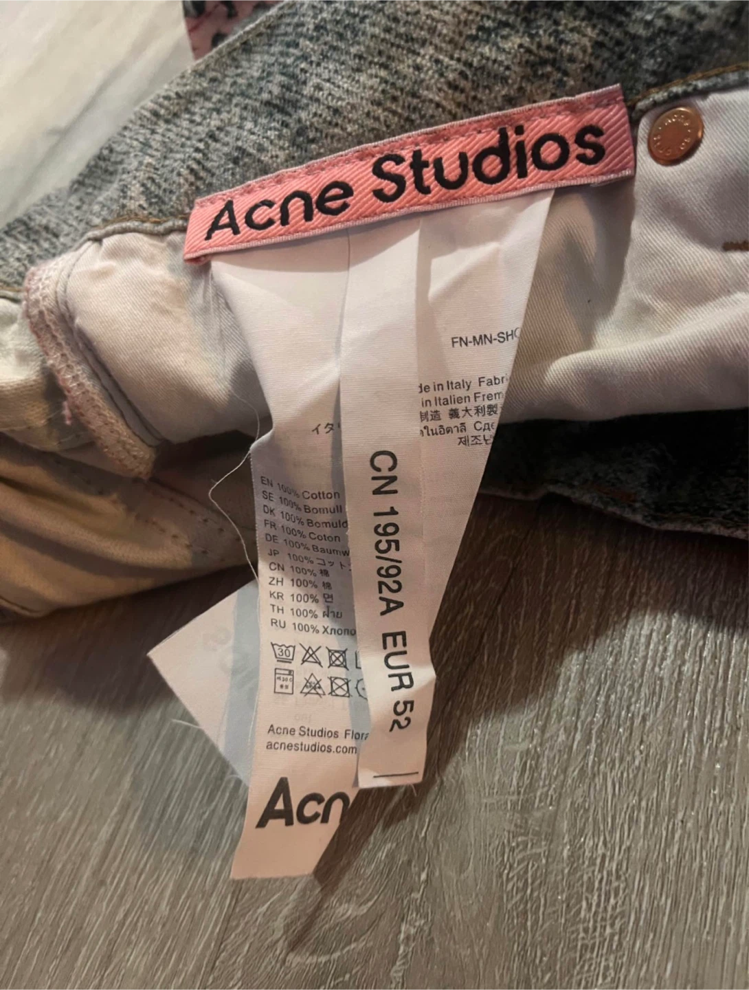Acne Studios Denim Shorts - photo 3