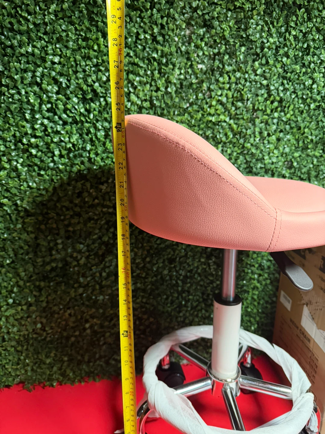 Desk Chair - Pink Rolling Stool new - photo 4