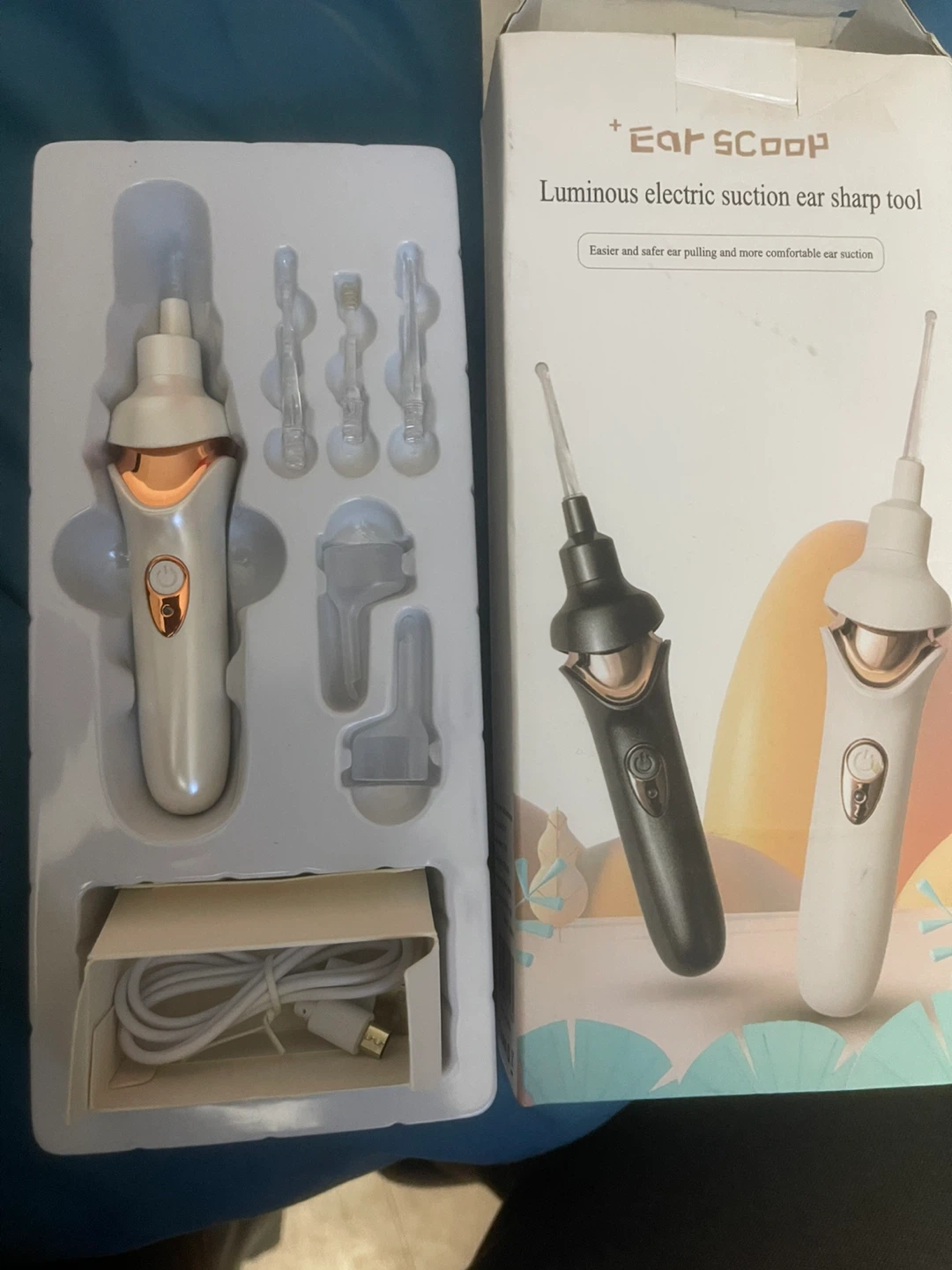 Ear Scoop Luminous Electric Suction Ear Tool - photo 2