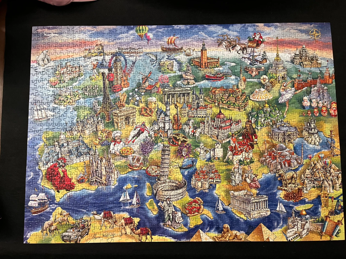 Anatolian Puzzle 1500 Pieces - The Puzzle of the World