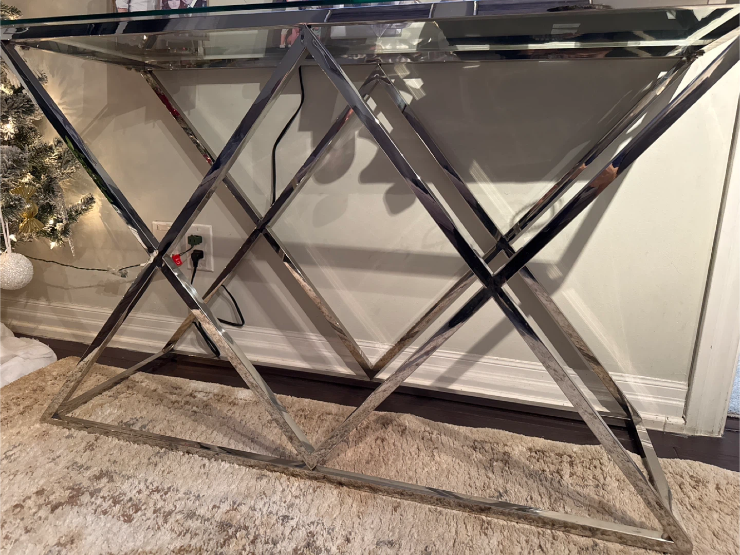 Mirrored Console Table