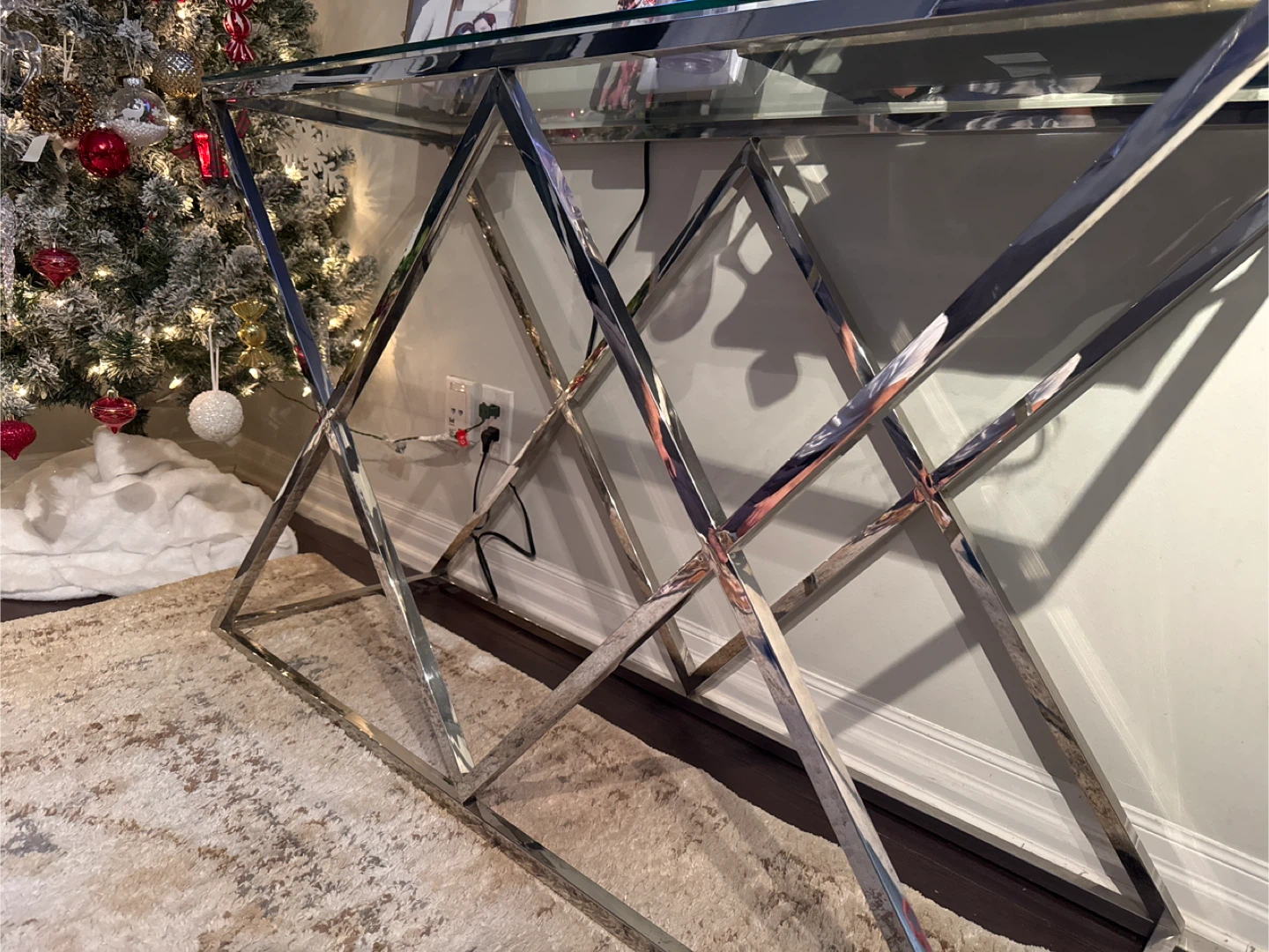 Mirrored Console Table - photo 2