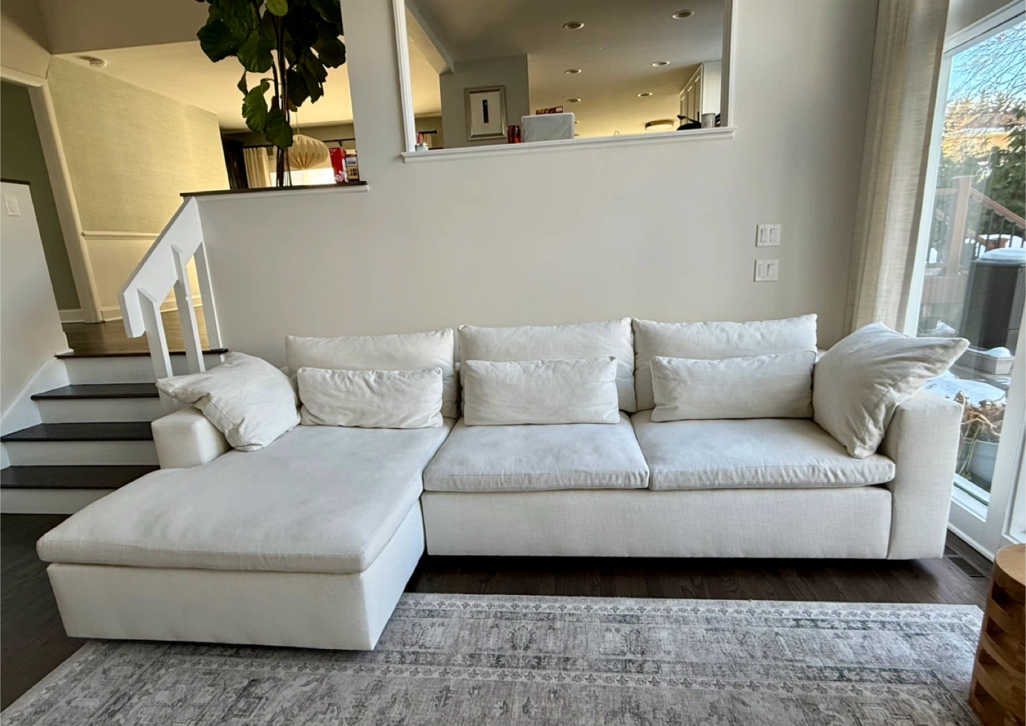 West Elm Harmony Modular Sectional with Chaise – 122”