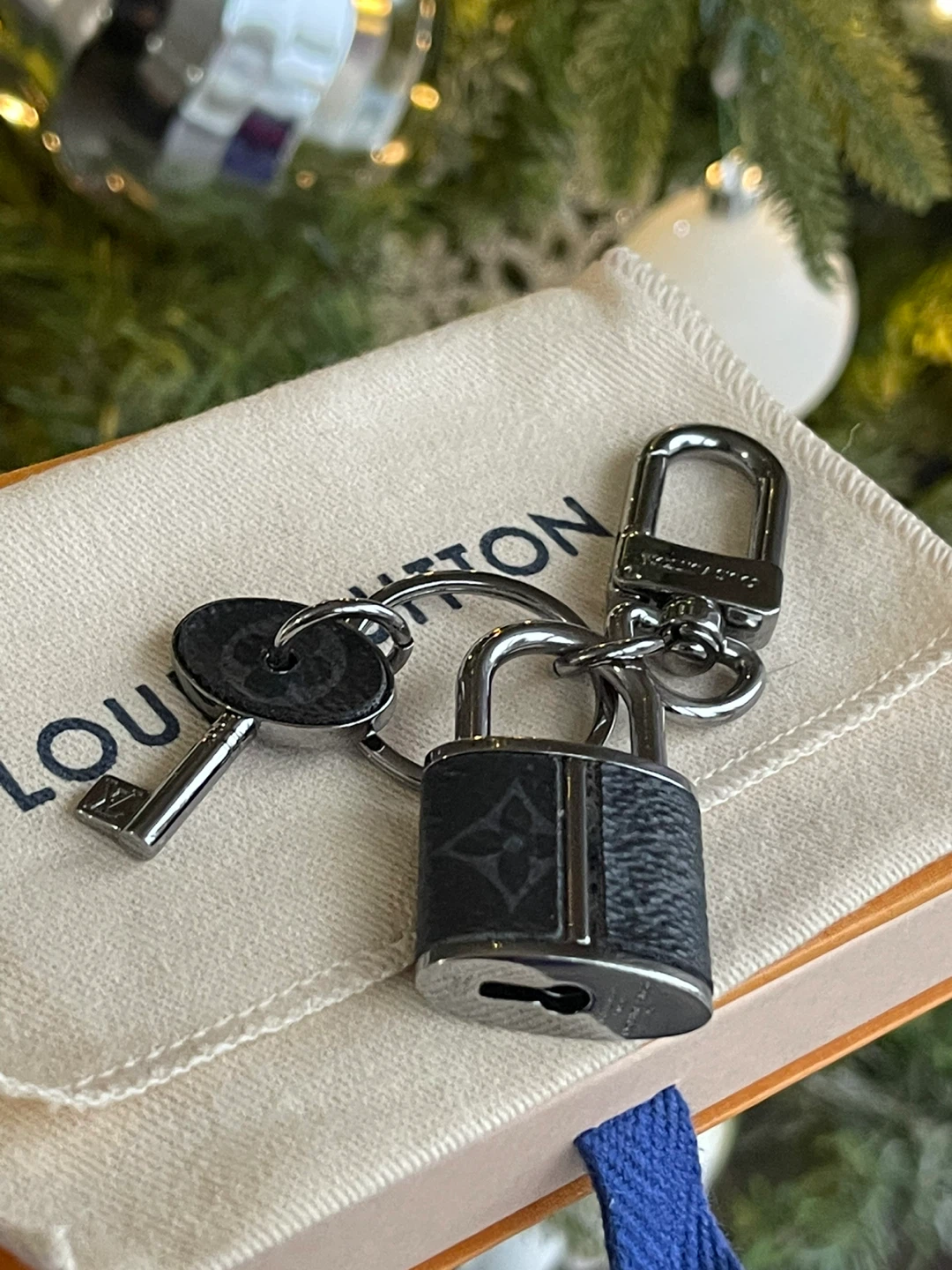 Louis Vuitton Padlock and Key Set