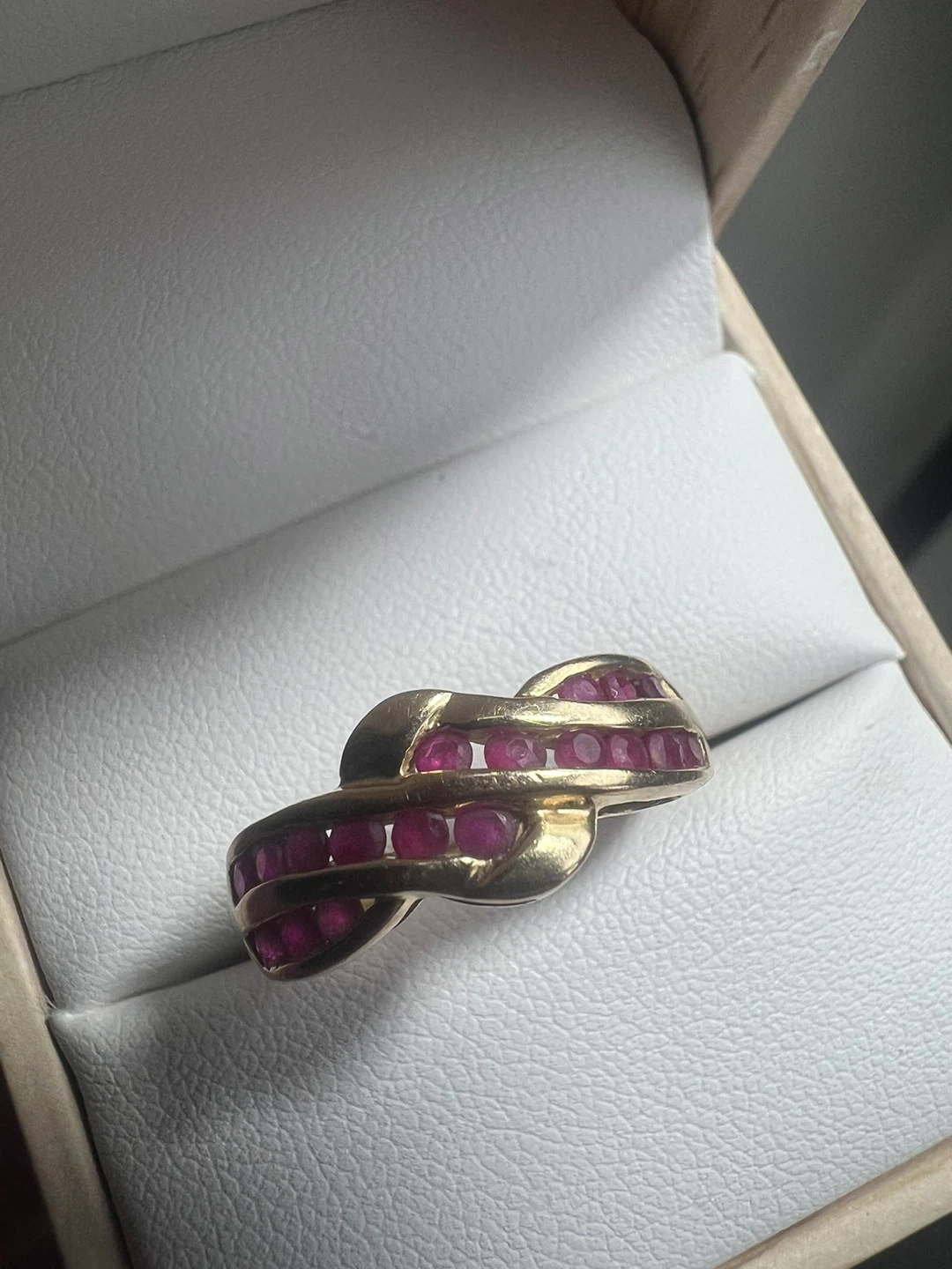 14 k Ruby & Gold Ring