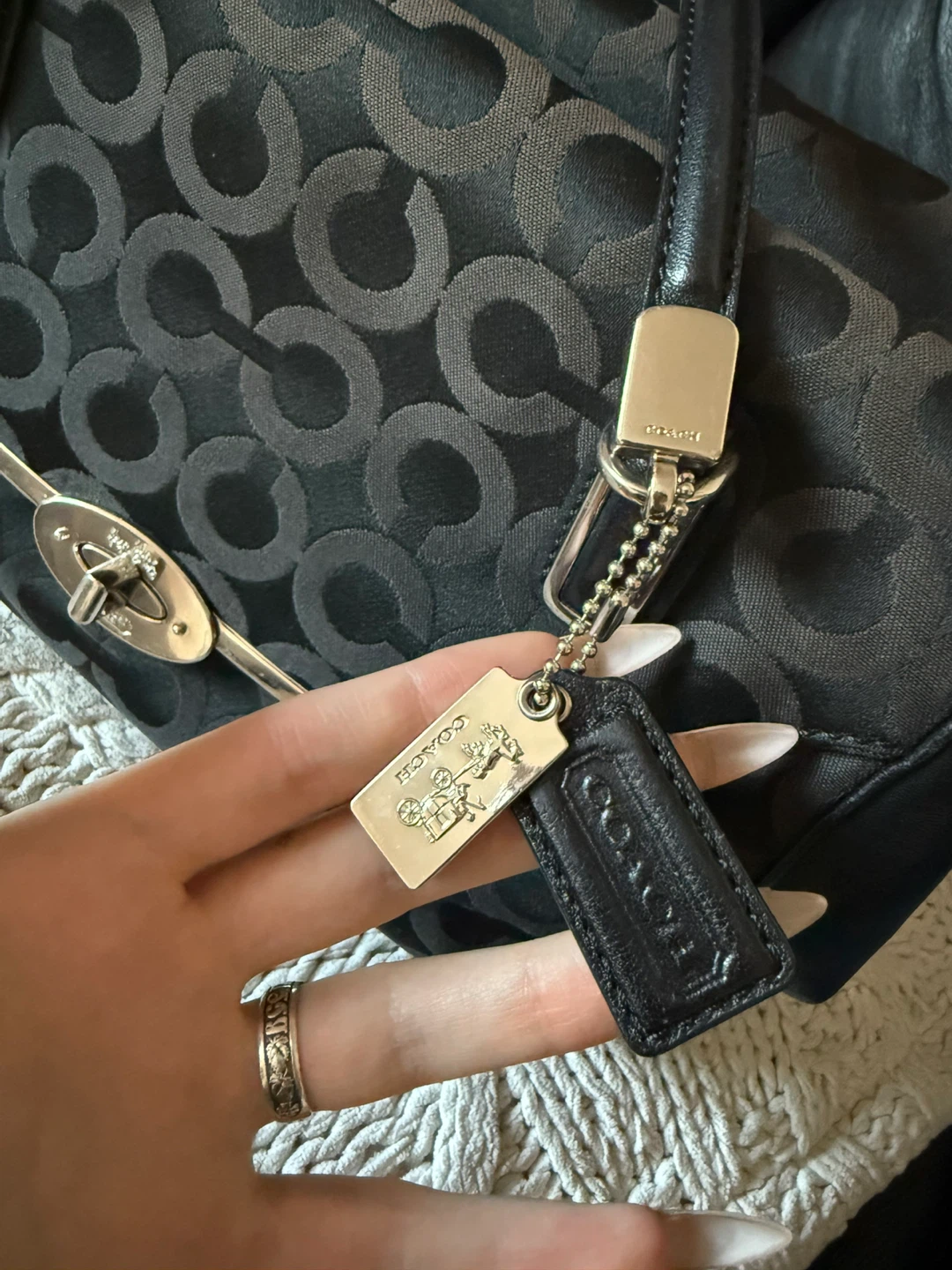Coach Black Handbag - photo 5