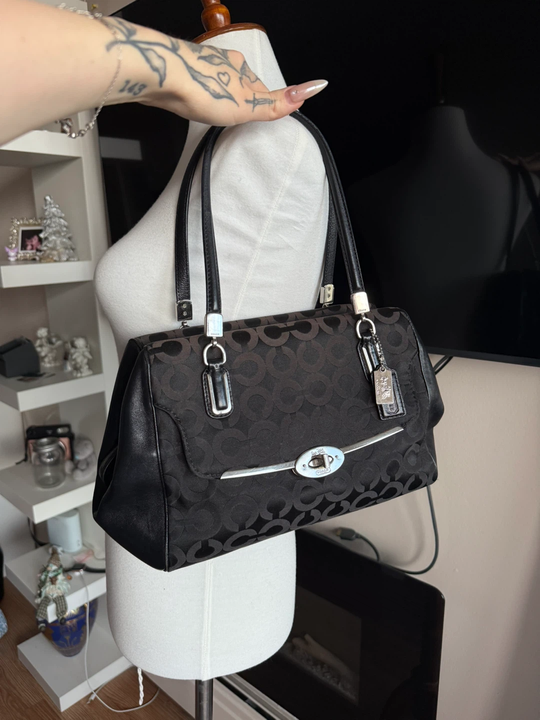 Coach Black Handbag