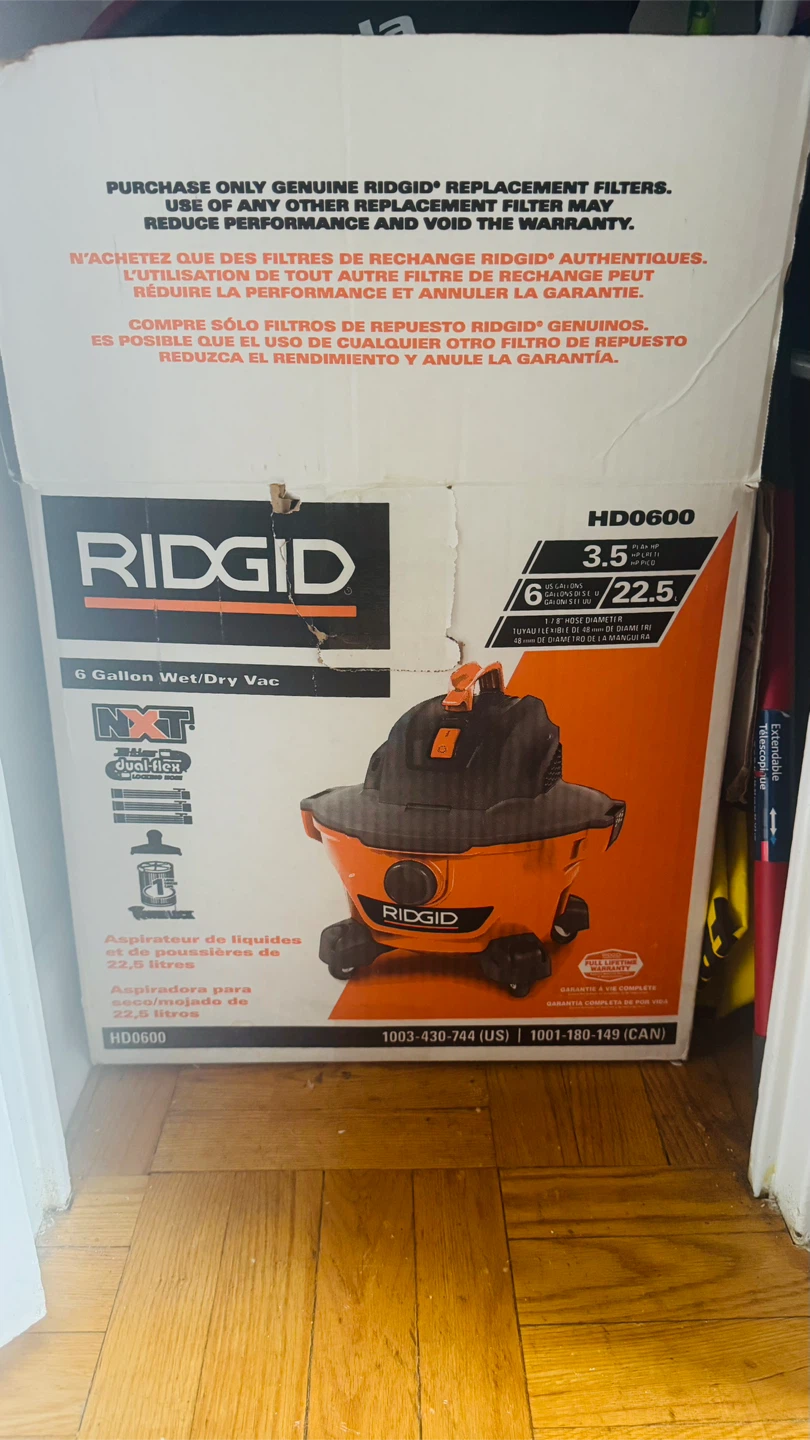 Ridgid HD0600 6 Gallon Wet/Dry Vac