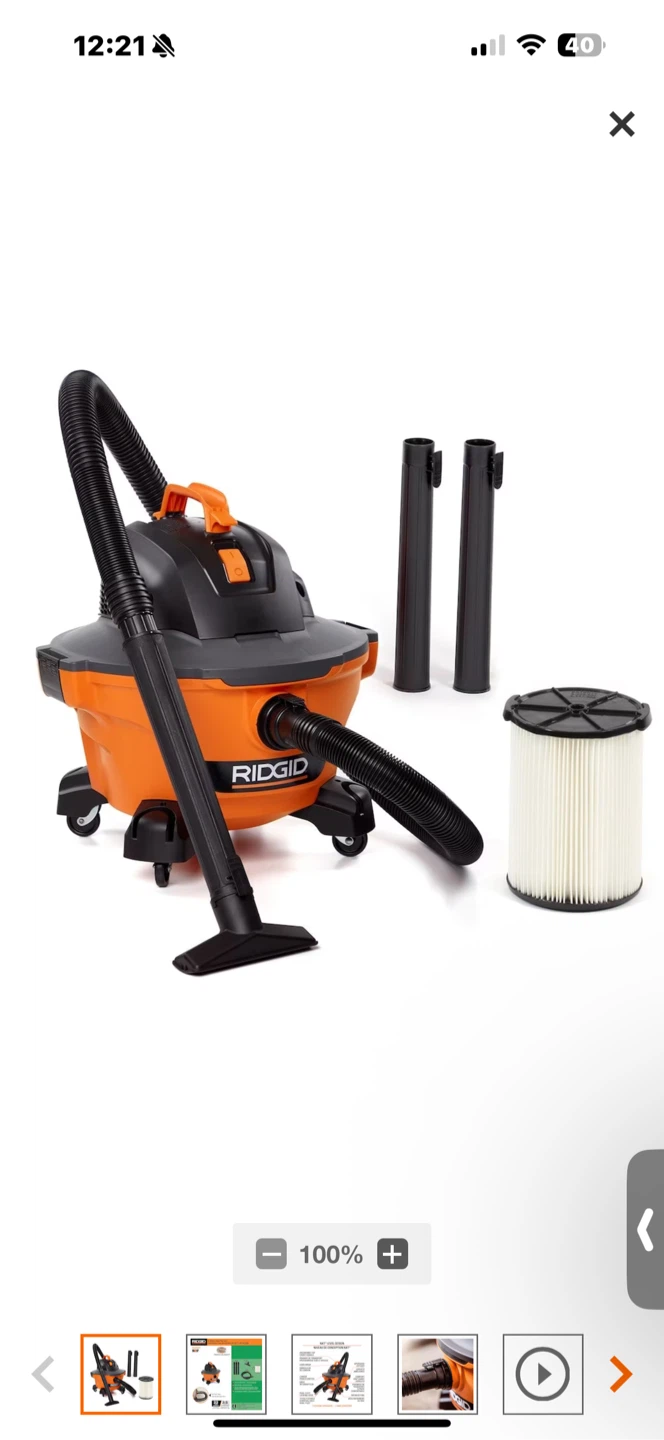 Ridgid HD0600 6 Gallon Wet/Dry Vac - photo 3