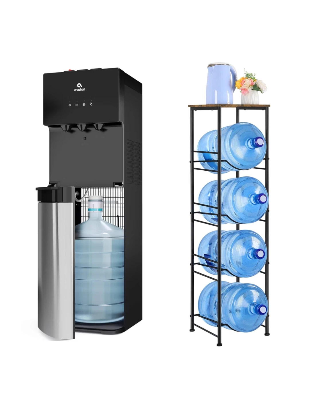 Avalon Water Dispenser & Bottle Rack