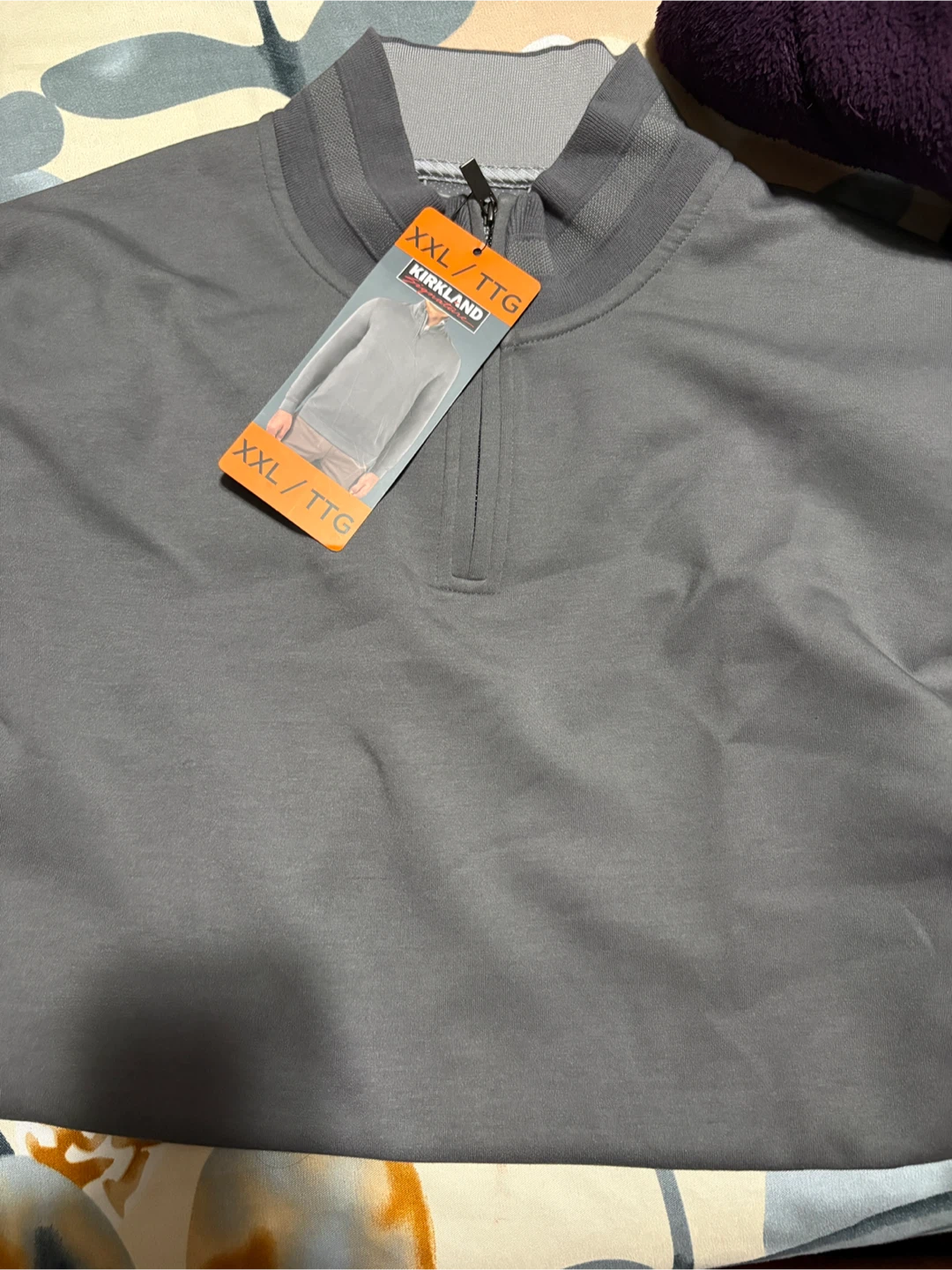 Kirkland Signature Men's Quarter Zip XXL - New - photo 2