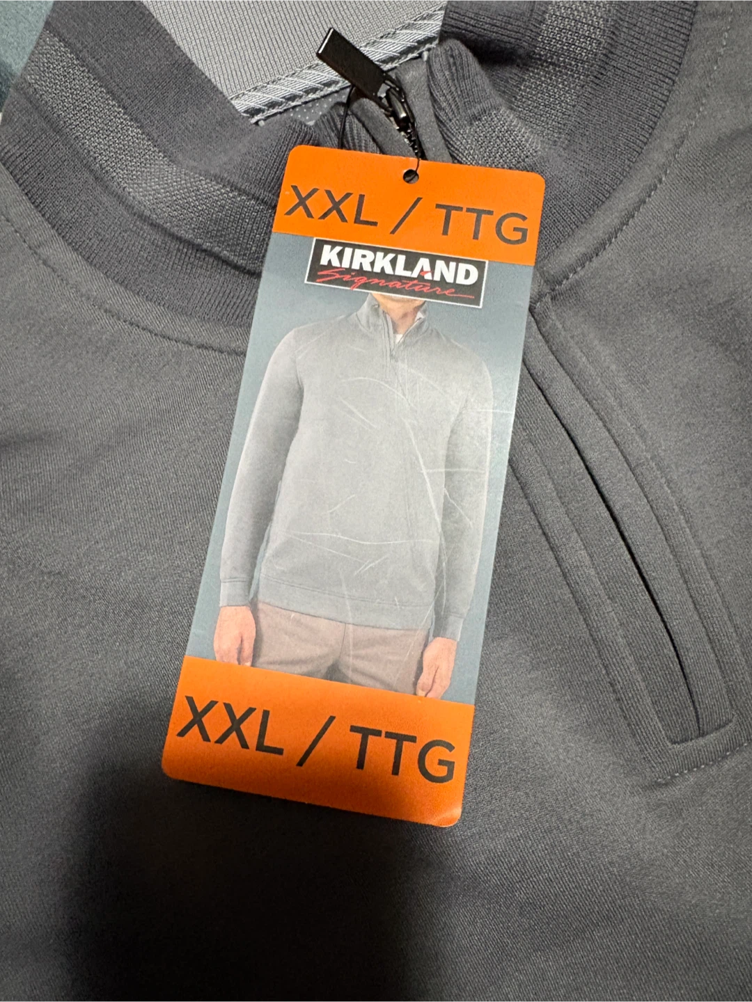 Kirkland Signature Men's Quarter Zip XXL - New