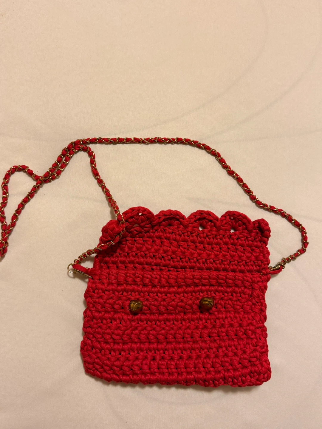 Red Crocheted Handbag - photo 2