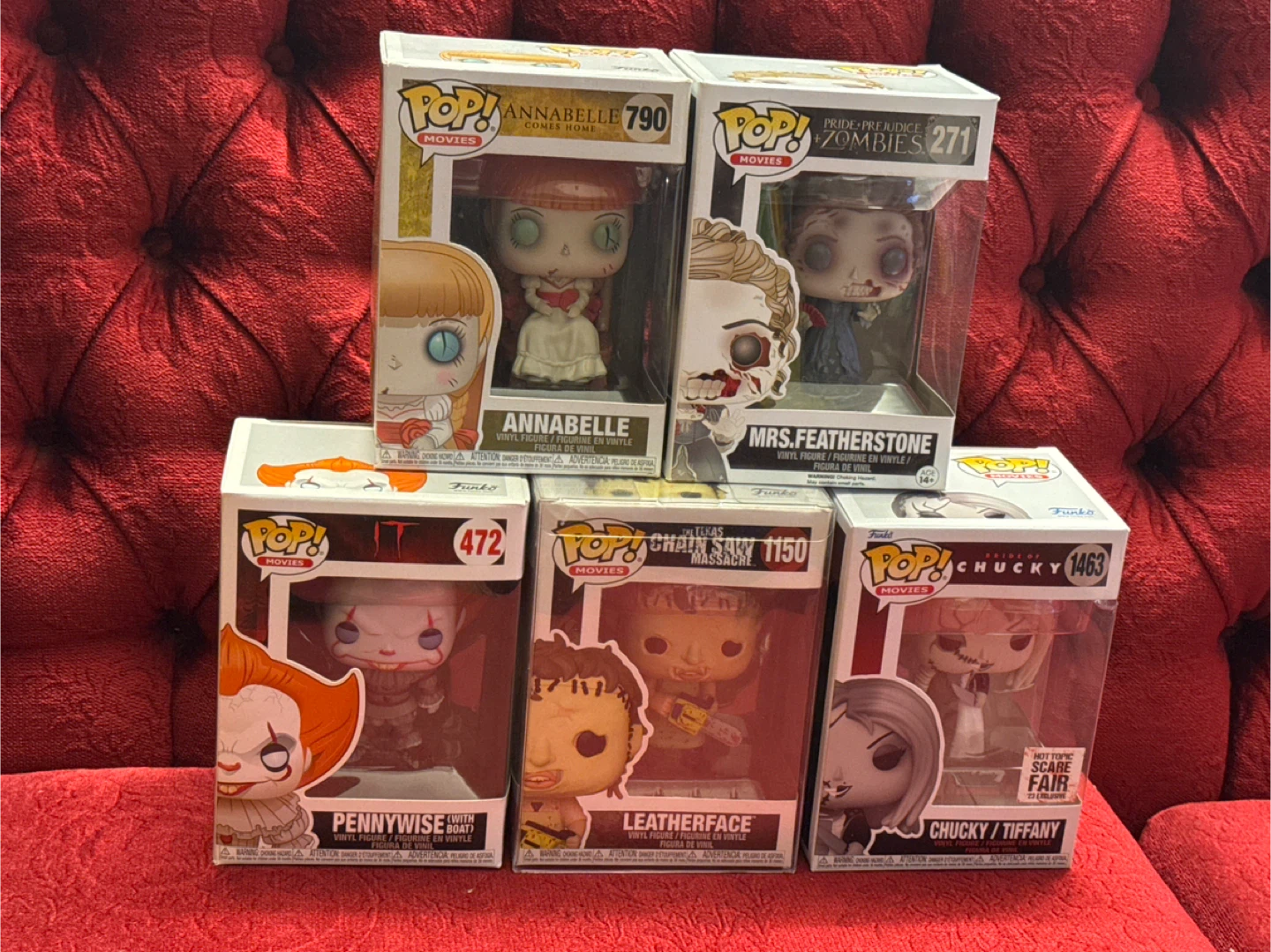 Funko Pop! Movies: Annabelle, Pennywise, Chucky & More