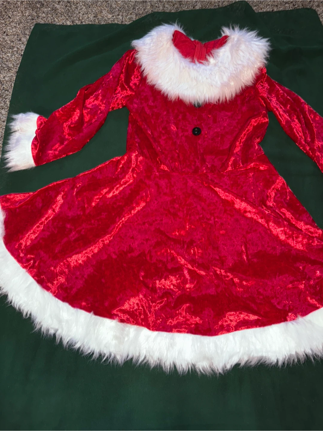 New Girls Santa Dress - Size S length 26Inch - photo 2