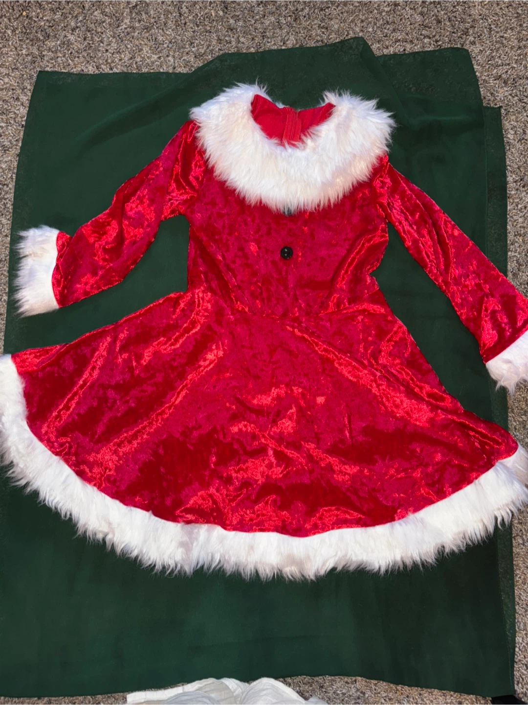 New Girls Santa Dress - Size S length 26Inch