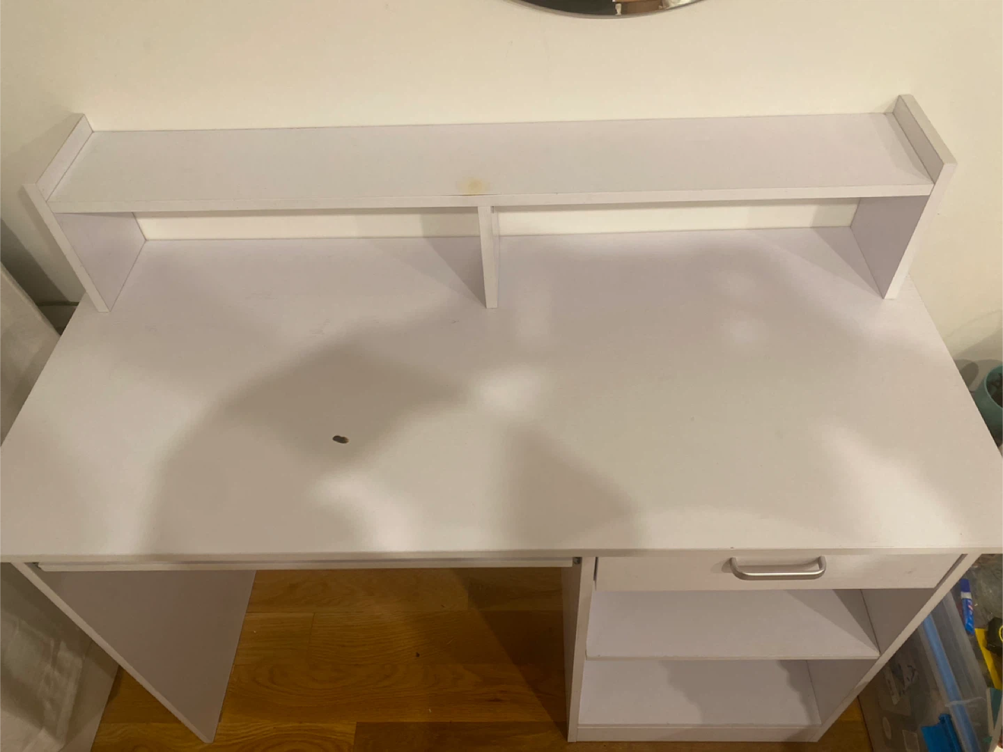 White Computer Desk with Hutch - photo 5